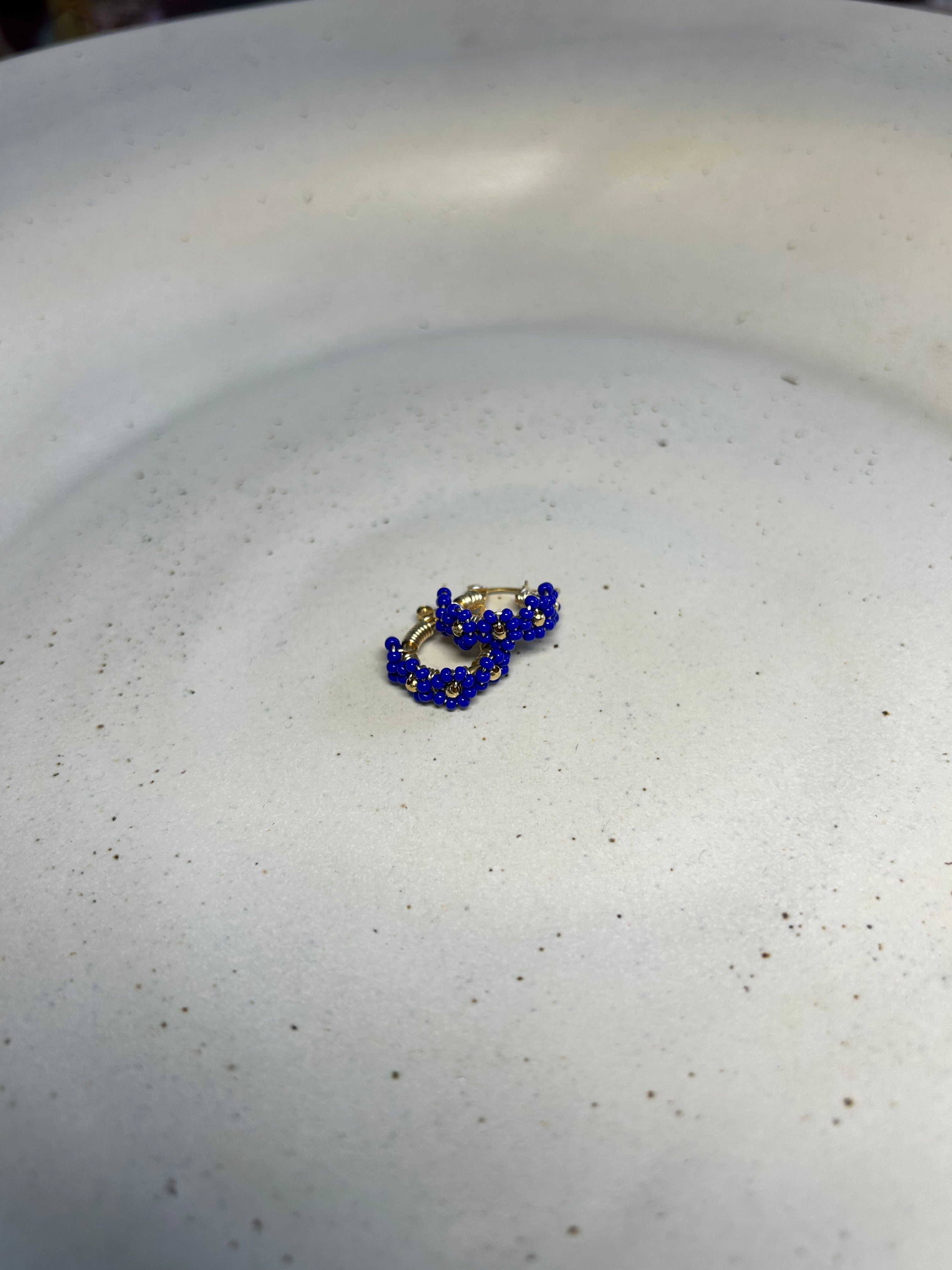 Arracadas mini Chapa de Oro