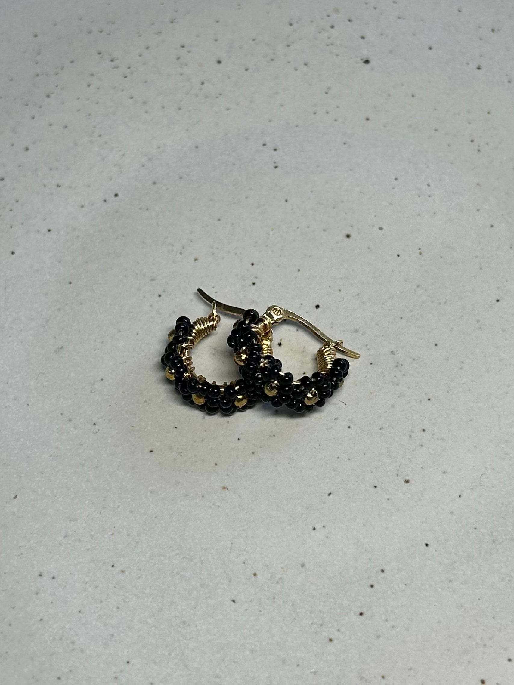 Arracadas mini Chapa de Oro