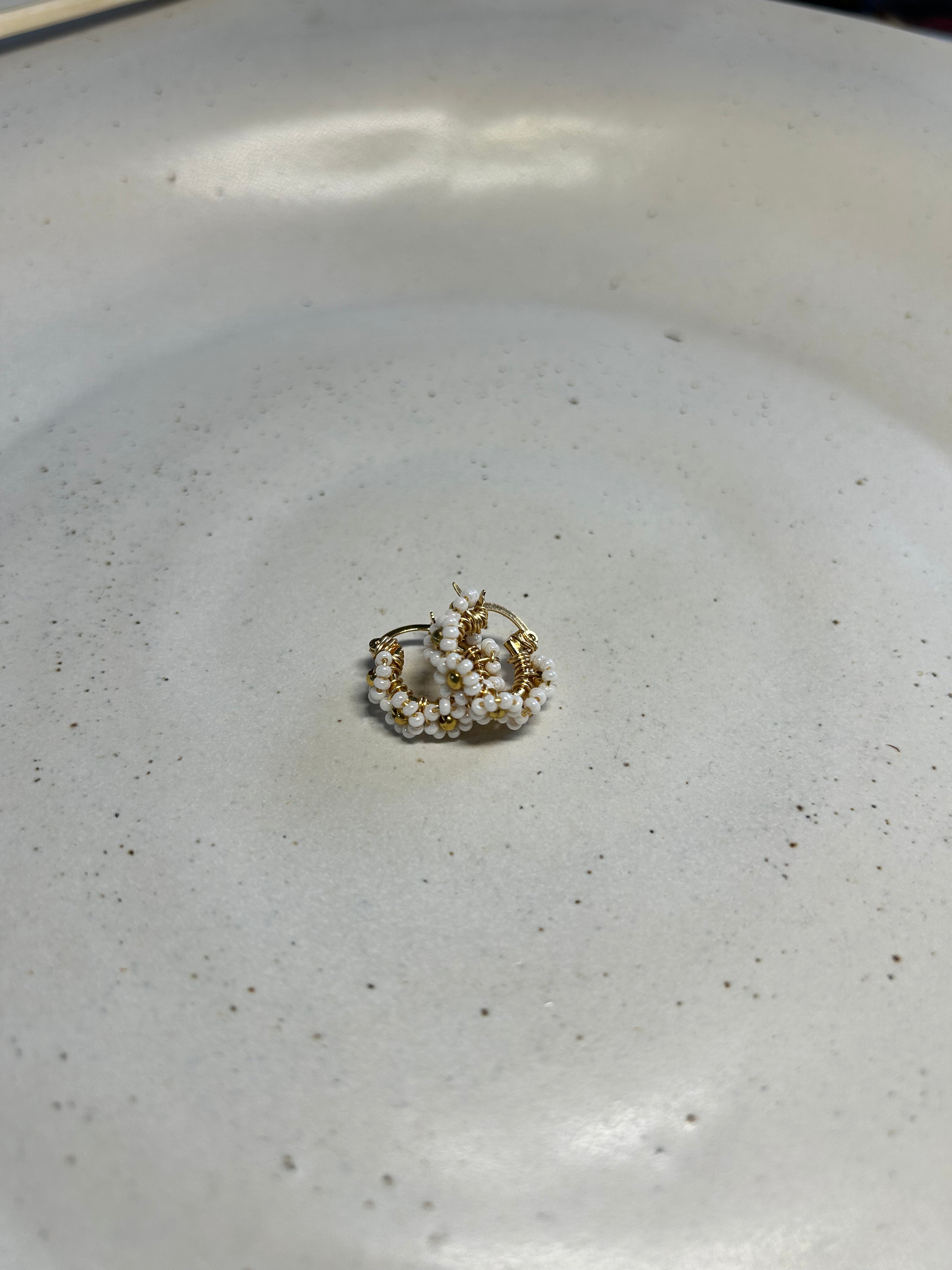 Arracadas mini Chapa de Oro