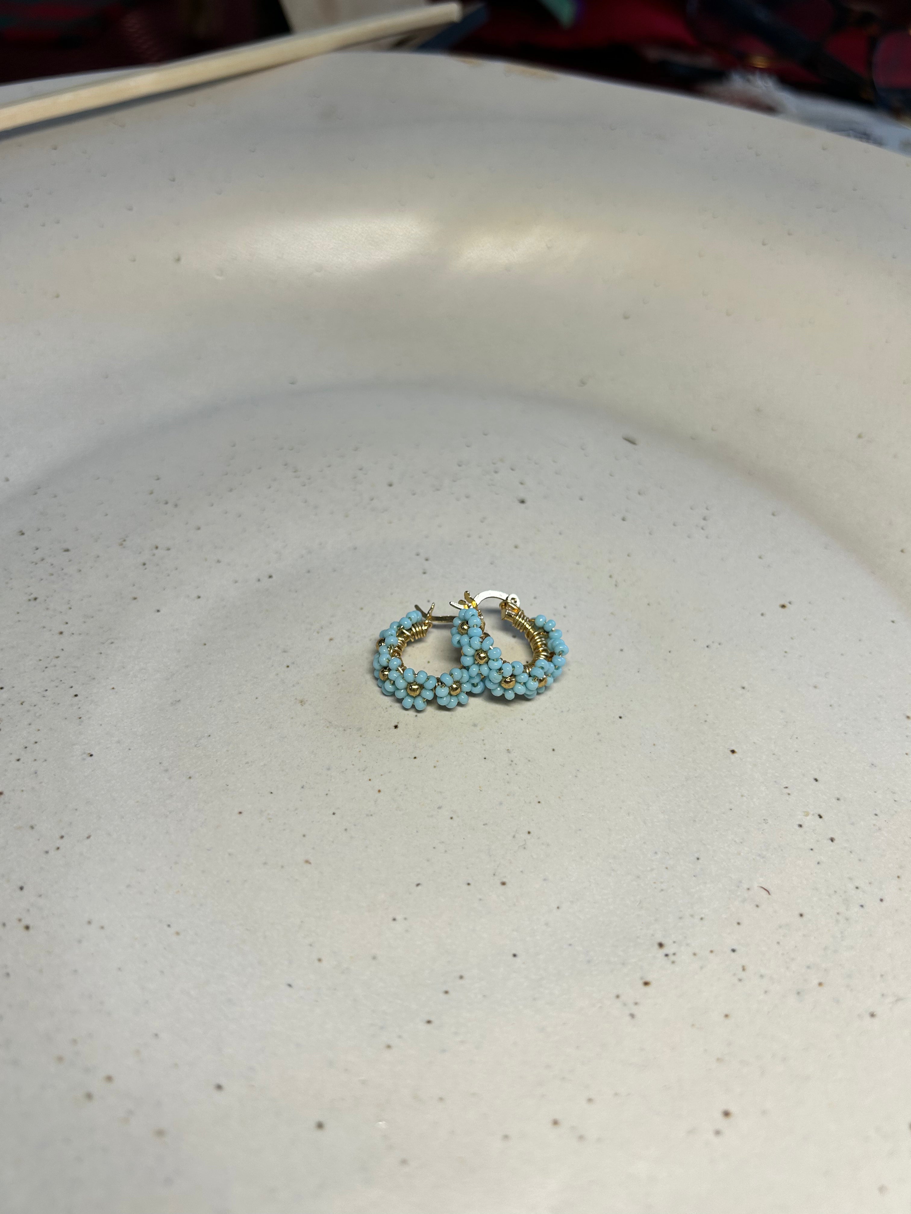 Arracadas mini Chapa de Oro